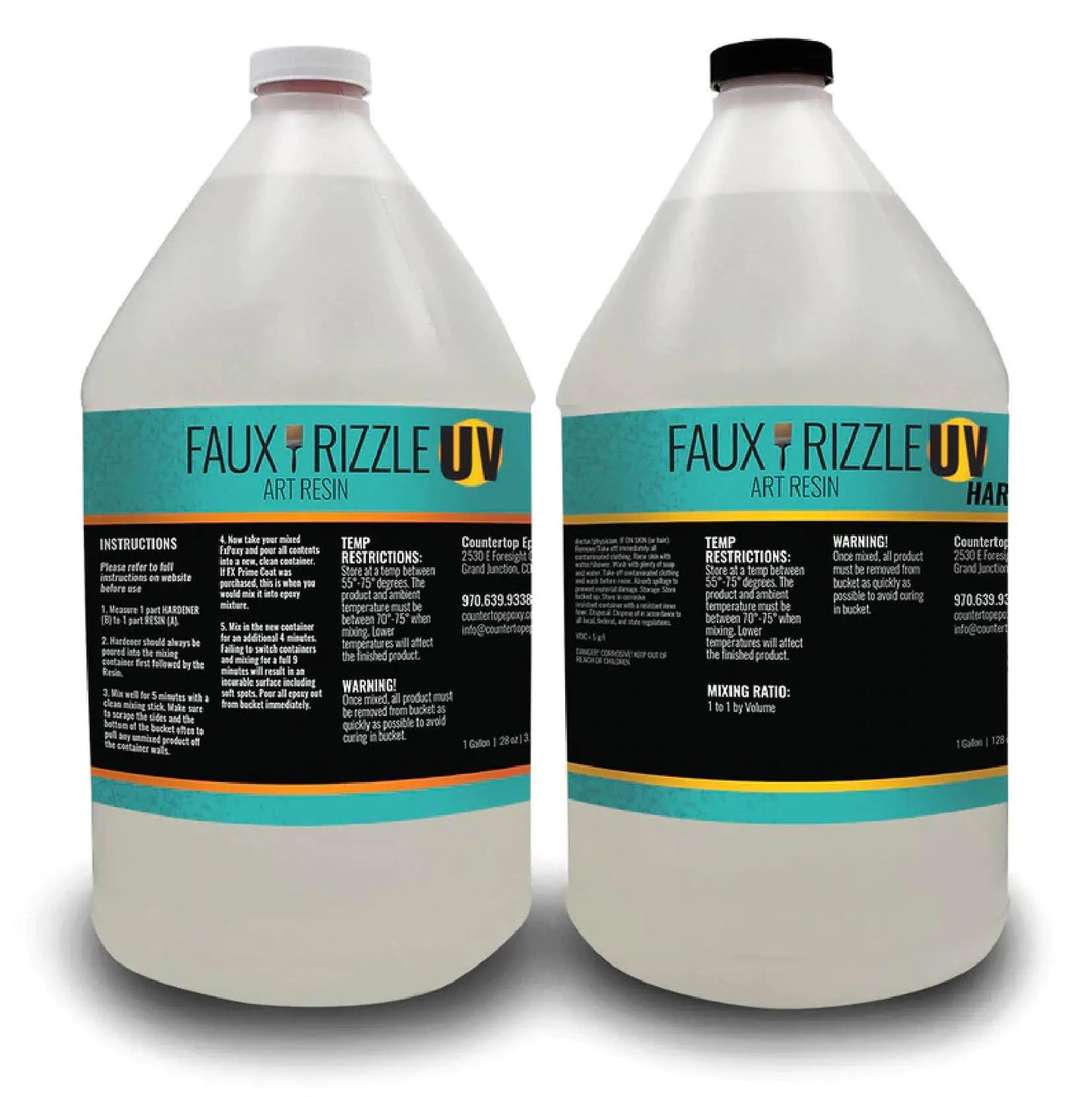 Faux Rizzle Art Resin UV