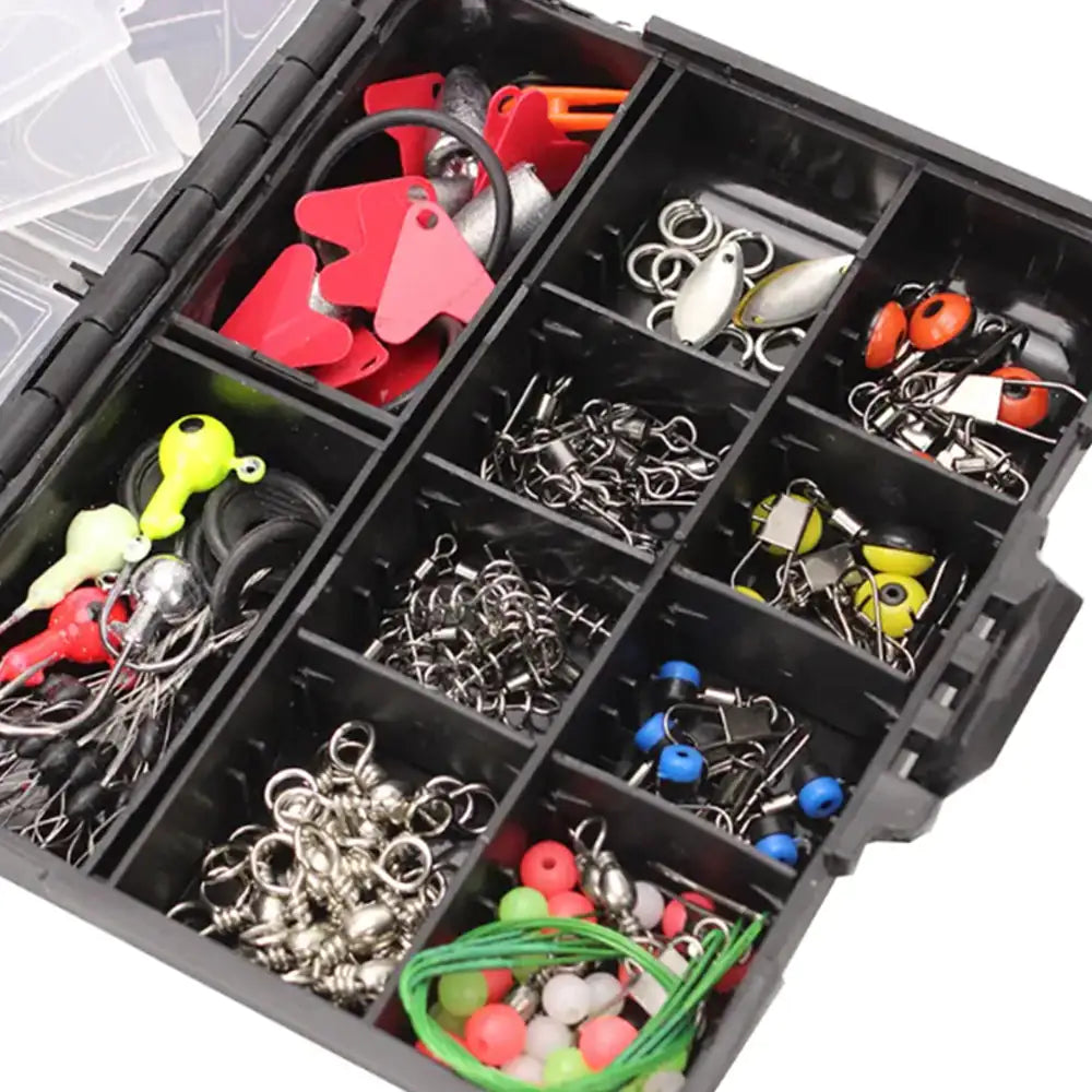 191pcs Fishhook Parts Lure Accessories Kit