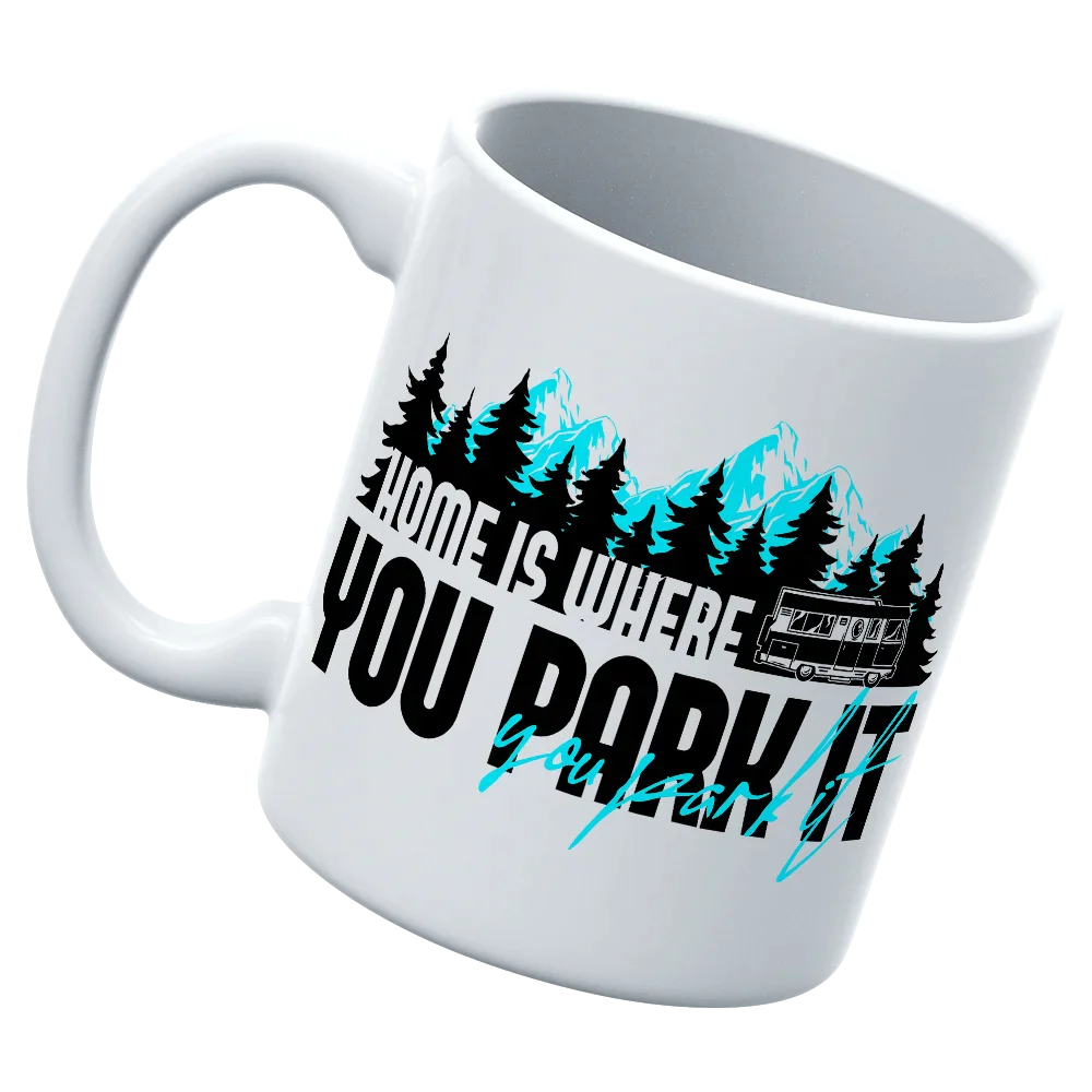 Home Parking White Coffee Mug