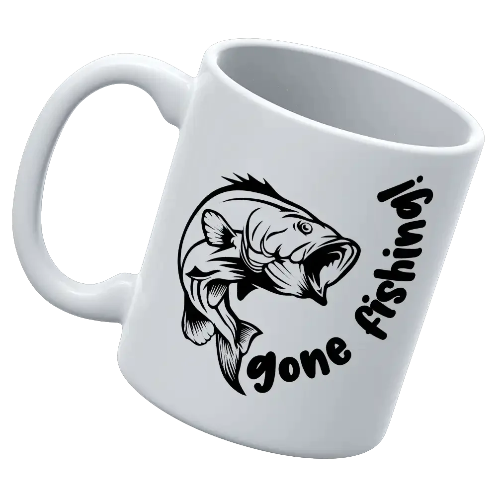Gone Fishing v1 Coffee Mug
