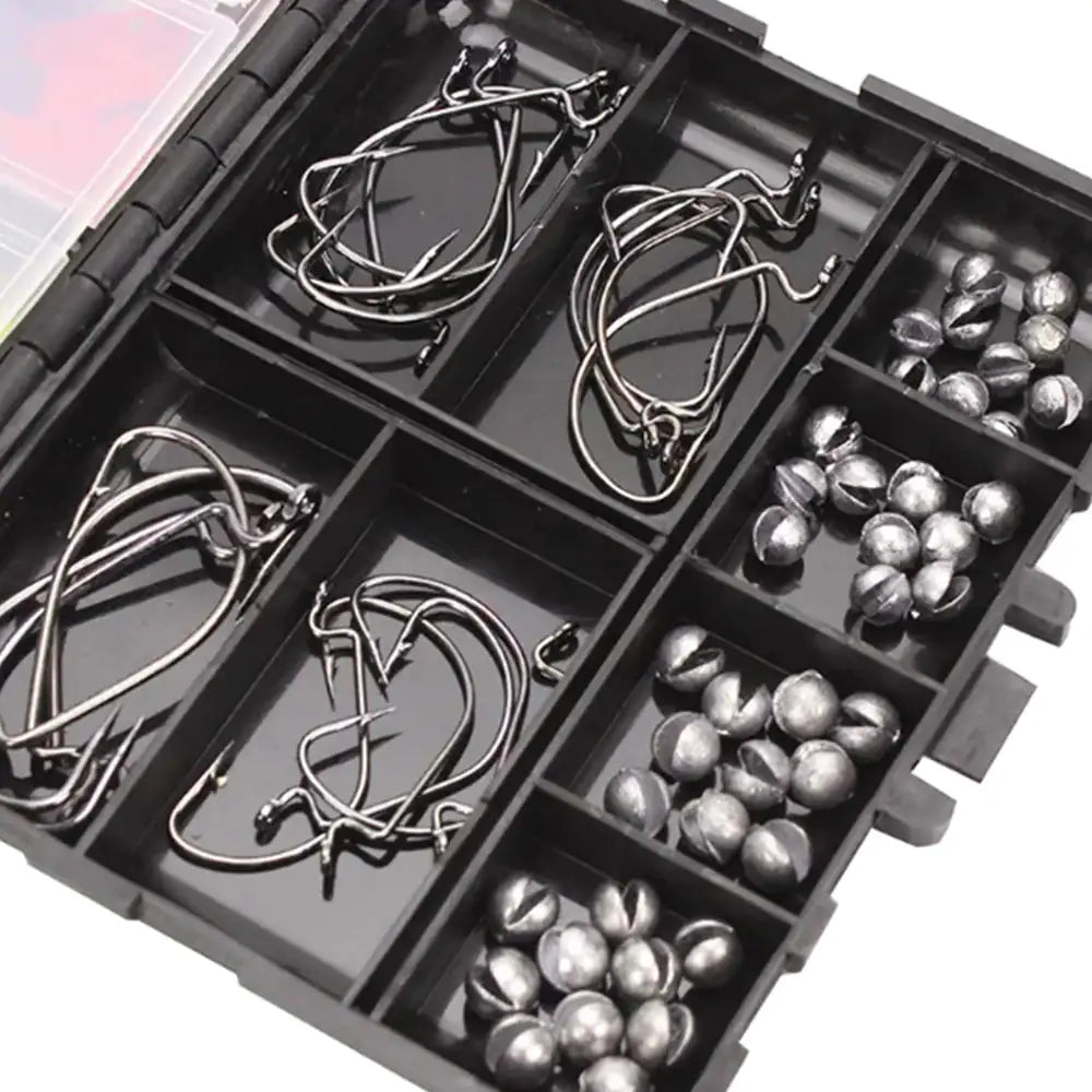 191pcs Fishhook Parts Lure Accessories Kit