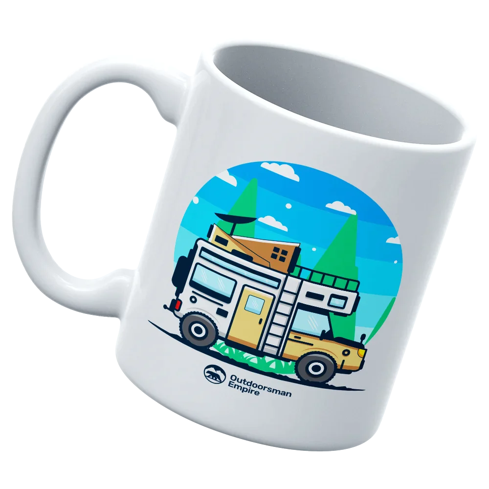 Funny Camping White Coffee Mug