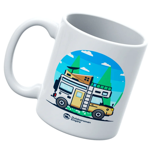 Funny Camping White Coffee Mug