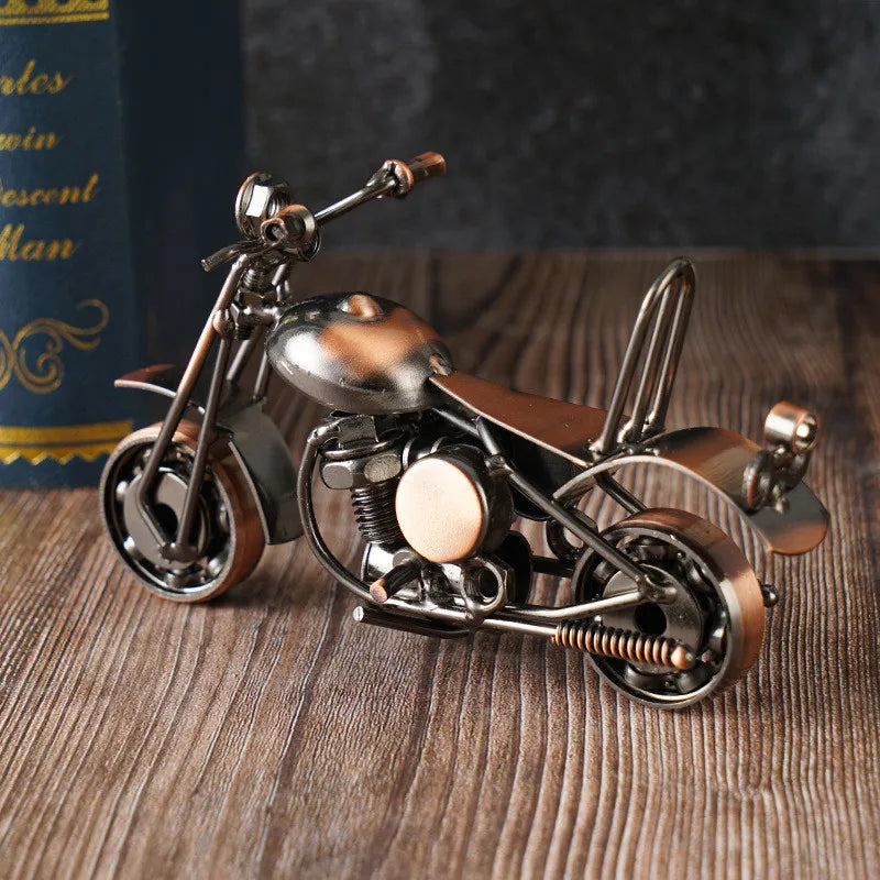 Retro Iron Art Motorcycle Models