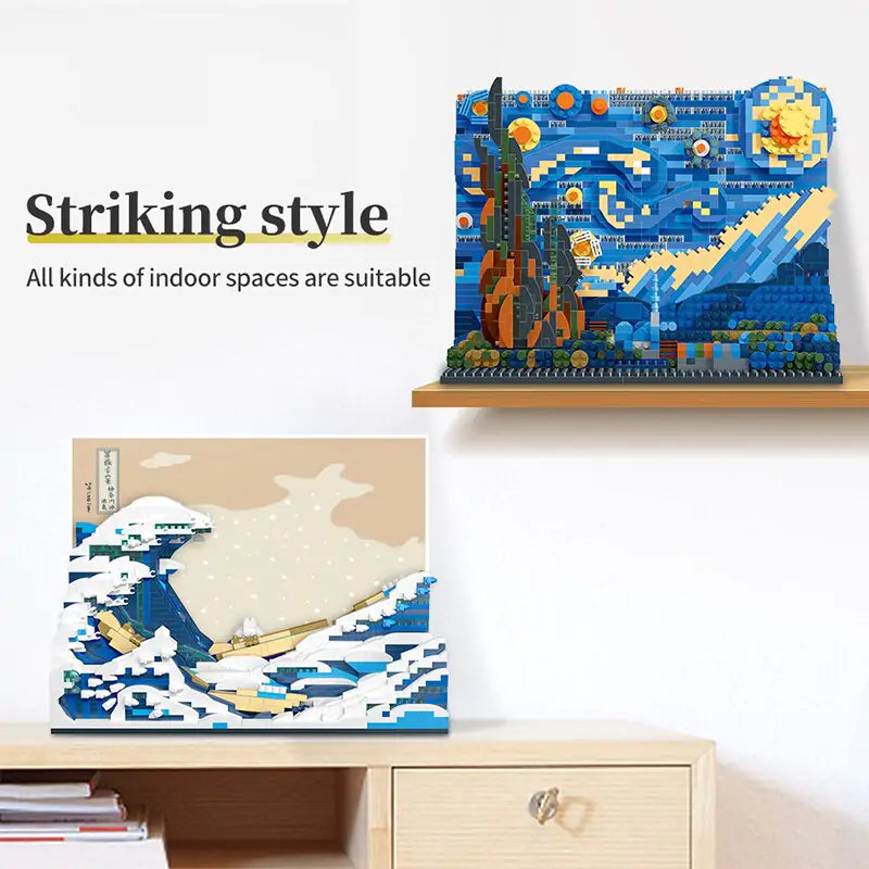 3D Art Painting Building Blocks