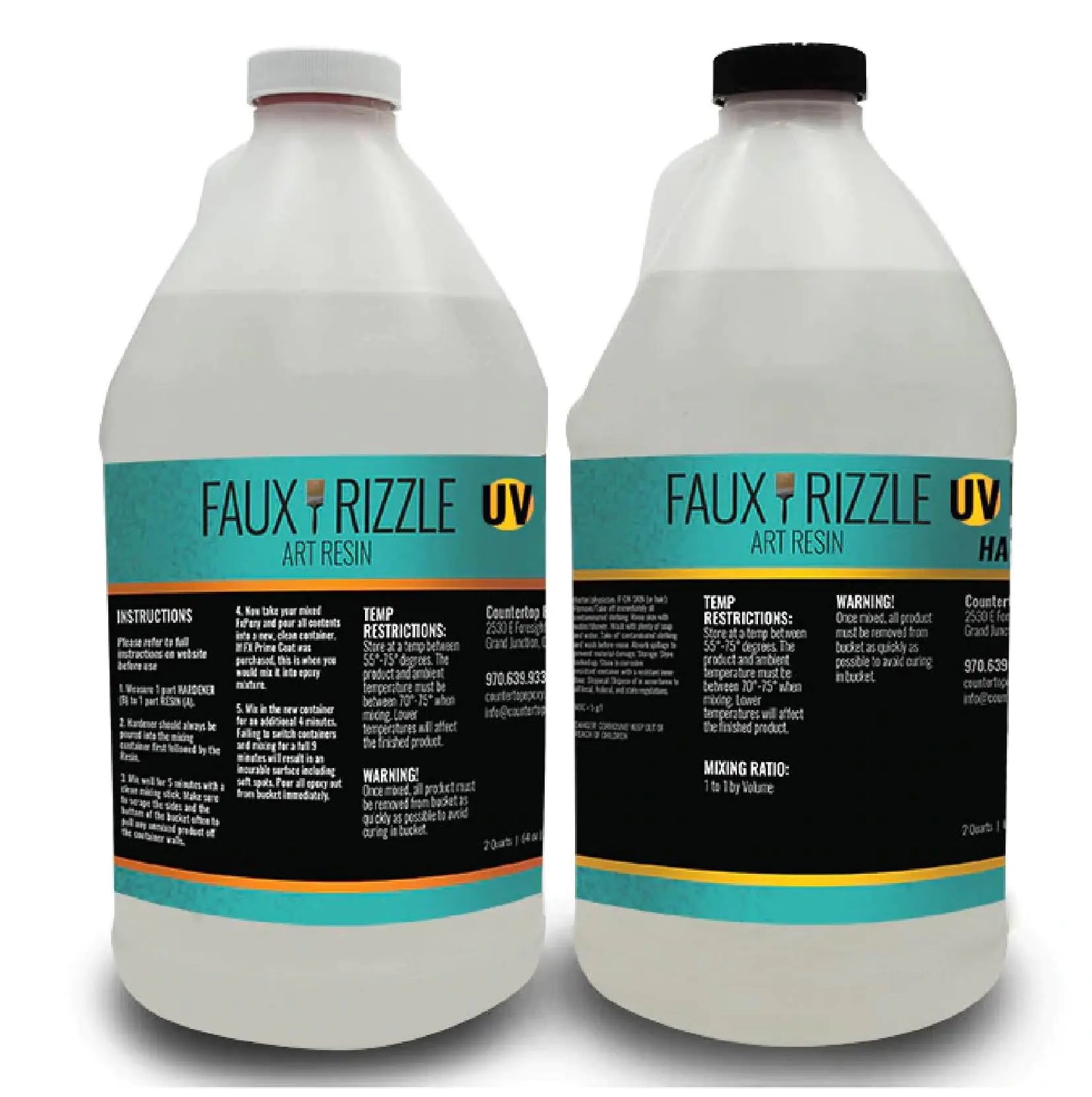 Faux Rizzle Art Resin UV