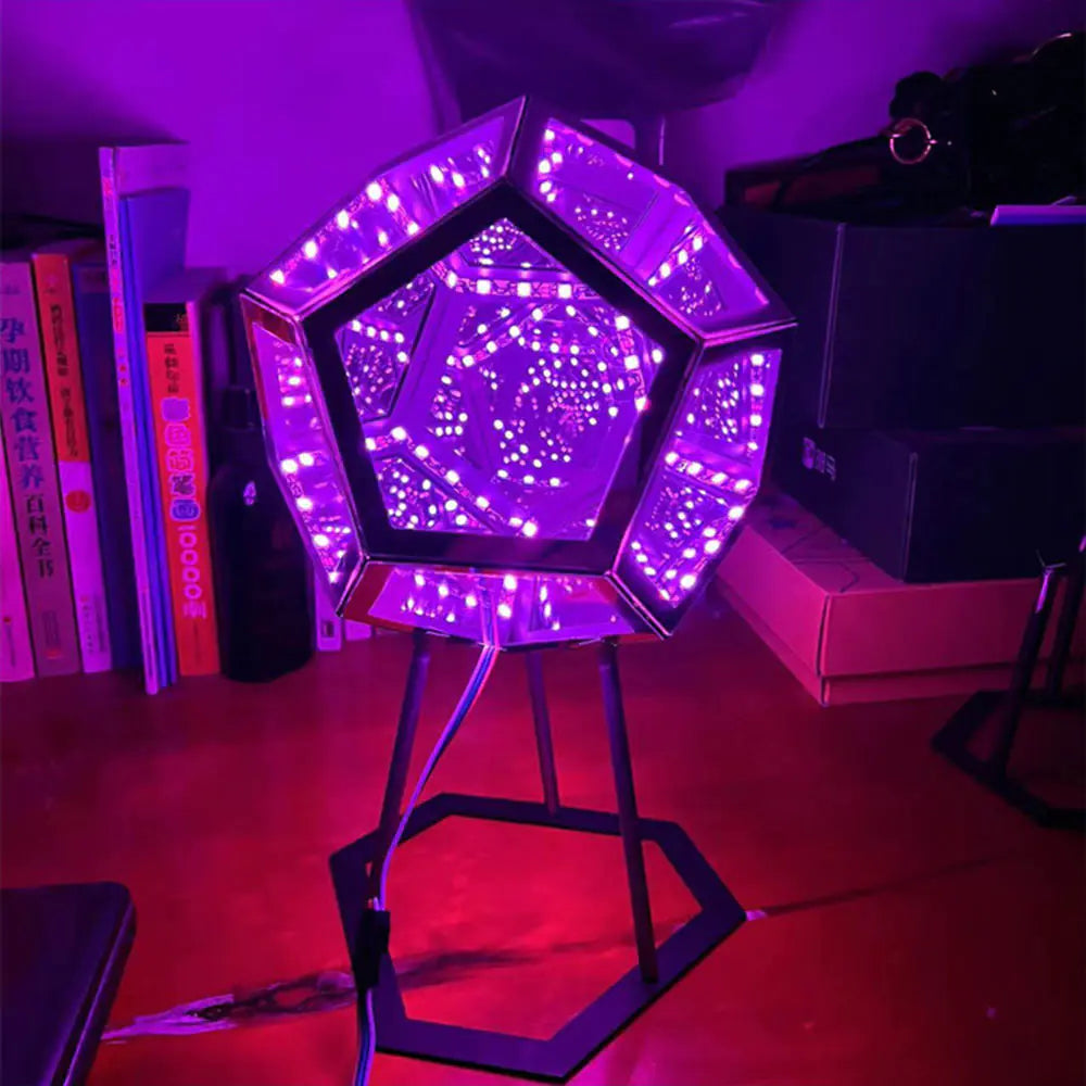 The InfiniteX Dodecahedron Color Art Light