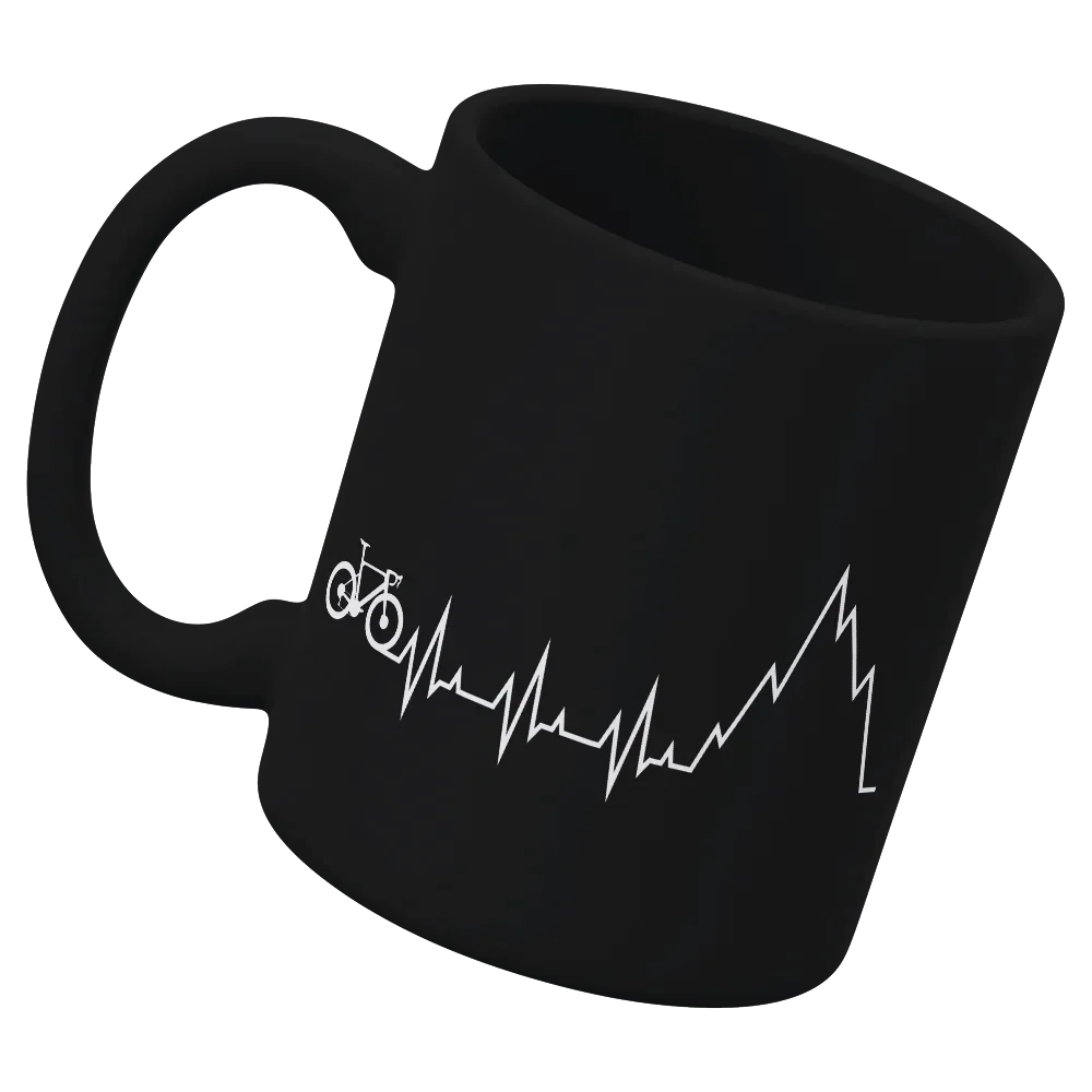 Mountain Beat White Coffee Mug